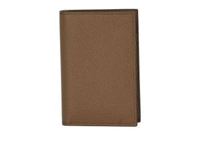 Hermes MC2 Euclide Card Holder, &pound;450, Accessories, Brown, Leather, Front view